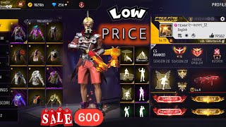 Free Fire id Sell Low Price rs 😱||FF id Sell 🛒Low Price ma id💸||Trusted id ha