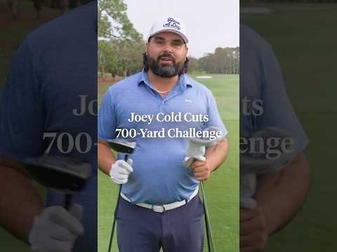 Let’s see how well Joey Cold Cuts knows his yardages. 👀