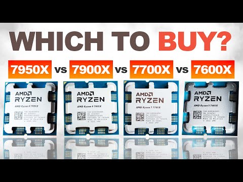 WHICH CPU SHOULD YOU BUY? — AMD 7950X vs 7900X vs 7700X vs 7600X