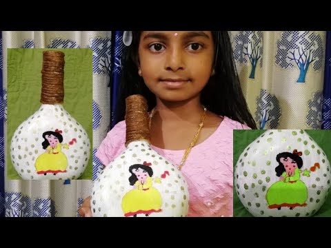 Kids Craft Work_ Bottle Painting @Home | DIY |