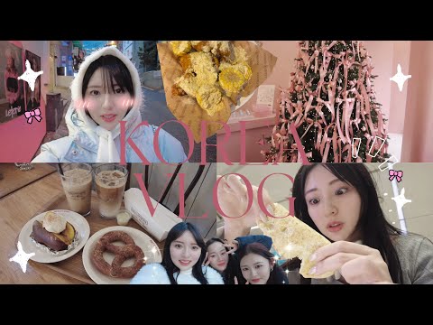 【VLOG】突然の大雪❄️⁉︎ 真冬の韓国旅行🇰🇷✈️2泊3日♡お正月1/4-1/6🍊爆食・爆買い渡韓👩