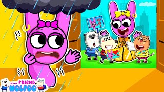 Wolfoo and Friends | Mom Loves Sprunki Pinki's Friends more than her - Cartoon for Kids