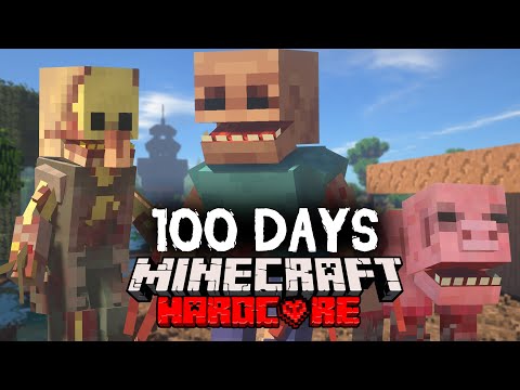 I Spent 100 Days in a Parasite Apocalypse in Minecraft... Here's What Happened