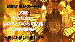 【お経】字幕経文付き『浄土真宗本願寺派　仏説阿弥陀経』