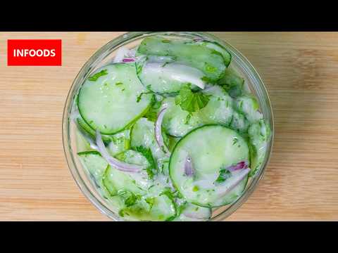 Cucumber Salad Recipe | How to Make Cucumber Salad Recipe | Infoods