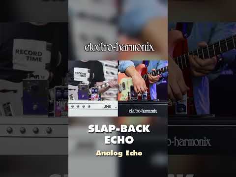 EHX Slap-Back Echo Analog Delay Pedal Demo