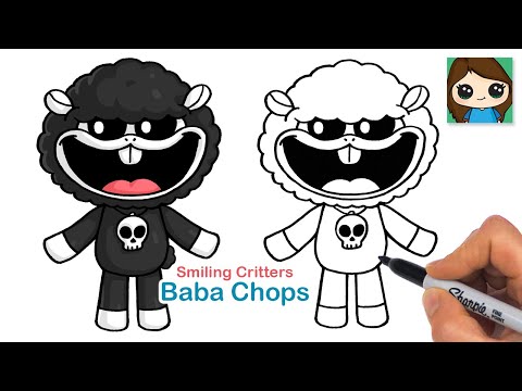 Learn How to Draw Baba Chops | Nightmare Smiling Critters | Poppy Playtime