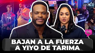 POR ORDEN DE FARIDE BAJAN A LA FUERZA A YIYO SARANTE DE TARIMA