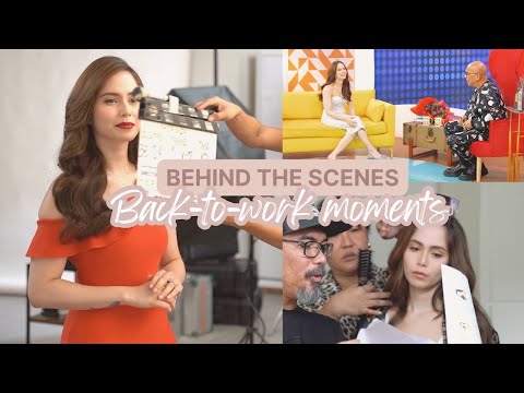 BEHIND THE SCENES | BACK-TO-WORK MOMENTS | Jessy Mendiola