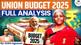 Budget 2025 | Union Budget 2025-26 Complete Analysis By Ankit Agrawal