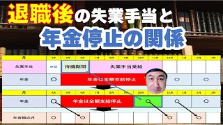 退職後に受け取る失業手当と年金停止の関係について