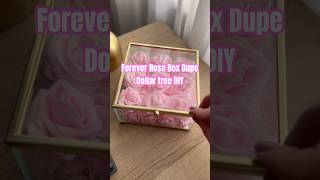 Forever rose box dupe! #dollartree #diy #craft