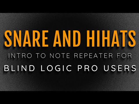 Ever Wondered How to do those Snare or Hi Hat Rolls? - Intro to Logic’s Note Repeater with VoiceOver