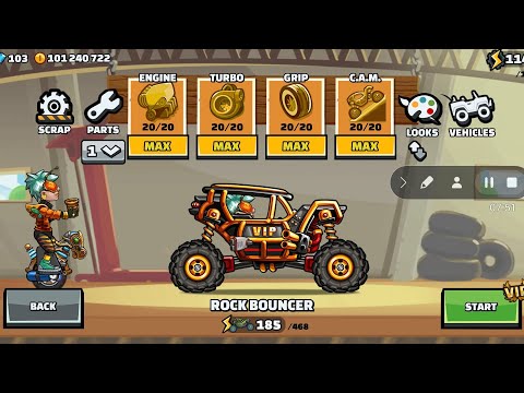 Hill Climb Racing 2 - New Vehicle ROCK BOUNCER 😍