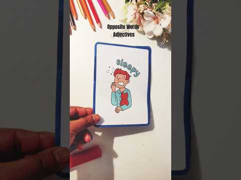 knock Knock 👊 | flash cards (age 4 +) | opposite words in english #shorts #ytshorts #flashcards