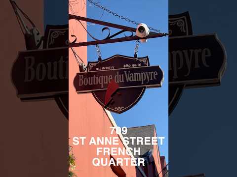 🦇 Boutique du Vampyre #vampire #neworleans #nola #hauntedneworleans #frenchquarter #scarytok