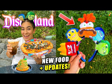 🎃 TRYING NEW Halloween Time Foods At DISNEYLAND! | New Construction Updates, Merch, Rides + MORE!