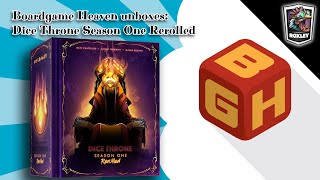 Boardgame Heaven Unboxing 123: Dice Throne Season 1 Rerolled (Roxley)