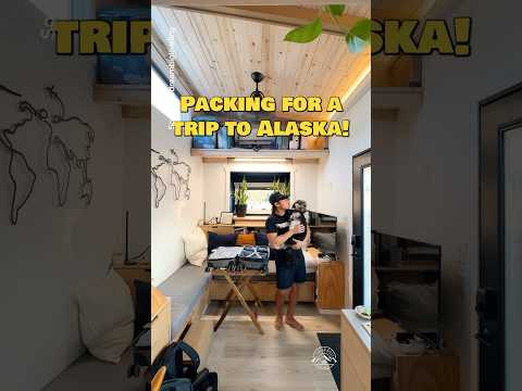 Packing for a trip to #Alaska ! ✈️🏔️🐻 #tinyhouse #tinyhome #packing #packingtips #travel