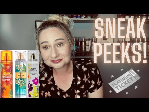 BATH & BODY WORKS UPDATES!! SNEAK PEEKS FOR FALL 2 & 3 BODY CARE!! Plus a new scent called PLATINUM!