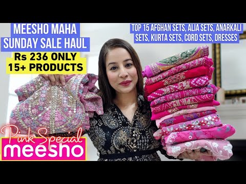 *Huge* Meesho Kurti/Kurta Set Haul Starting 236🌸Sequence & Embroidery Special kurta Set Haul #meesho