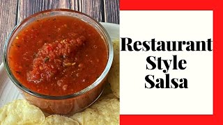 How to Make Homemade Salsa With Canned Tomatoes | Restaurant Style