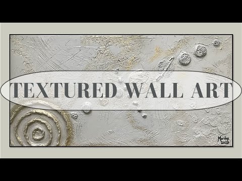 HIGH END TEXTURED WALL ART - TRASH TO TREASURE - -SPA PROJECT UPDATE