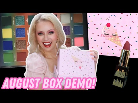 UnBOXING + DEMO EYESCREAM BEAUTY BOX AUGUST 2024