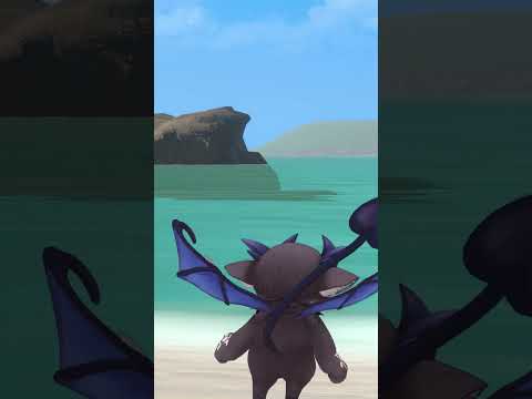 夏の思い出・海辺の悪魔.mp4 #shorts #vtuber #animals