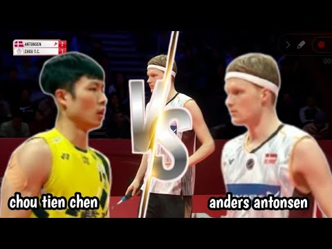 EPIC COMEBACK 🔥 chou thien chen [TPE] VS Anders antonsen [DEN] | hsbc world tour finals