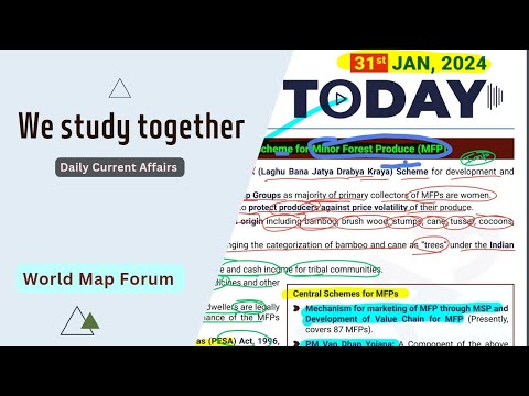 World Map Forum | UPSC Daily Current Affairs - 31st January 20 #worldmapforum #upsc2024