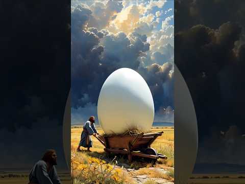 Jesus find a huge withe egg. #jesus #fé #jesuschrist #amor #amen #fe