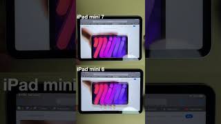 iPad Mini 7 vs iPad mini 6 #ipadmini7 #apple #ipadmini6 #ipad #jellyscreen