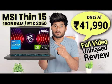 MSI Thin 15 Gaming Laptop | Full Video | Unbiased Review | Unboxing