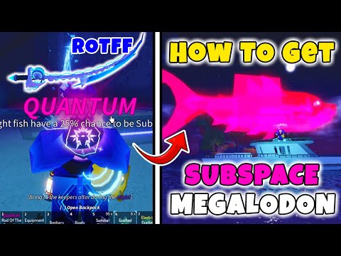 How to catch a *QUANTUM MEGALODON* in Fisch Roblox