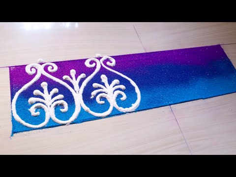 मार्गशीर्ष गुरुवार विशेष 2 border रांगोळी I guruvar special rangoli | margashirsh guruvar rangoli