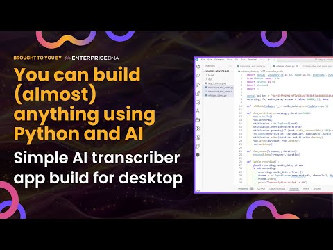 You can build (almost) anything using Python and AI - Voice typing app for desktop