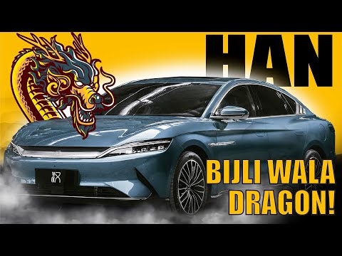 Is that a DRAGON!? No, it’s a Luxury SEDAN, the BYD HAN! (Walkaround)