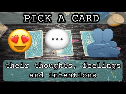 your person’s thoughts, feelings & intentions 💋 psychic tarot reading pick a card