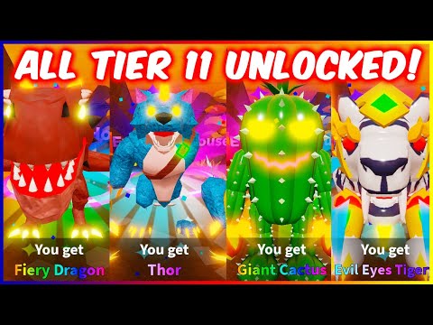 I GOT ALL TIER 11 BANSHIES IN WEAPON FIGHTING SIMULATOR | ROBLOX