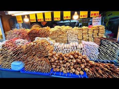 Barbecued Skewers as a boat of swords