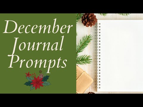 December Journal Prompts 2022