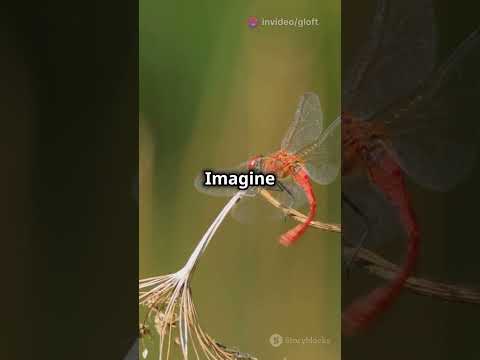 Dragonfly Speed: Nature's Aerial Acrobats! #Dragonfly #NatureAcrobat #InsectFacts