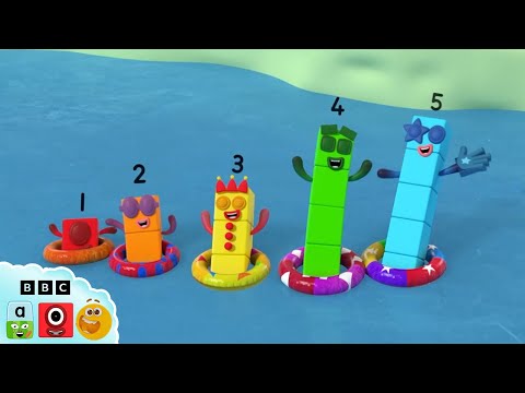 🌞 Summertime Swims and Soccer 🏊‍♂️ | Learn to Count | 12345 | @Numberblocks