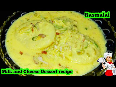 rasmalai || Rasmalai recipe || How to make rasmalai || Milk and cheese dessert ||#rasmalai #RFoodInn