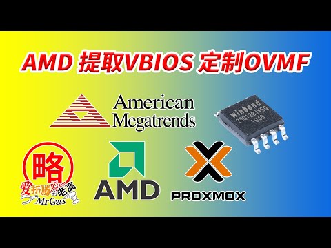 揭秘全系AMD提取VBIOS和OVMF定制 分享提取VBIOS源码 PVE核显直通虚拟Windows必要文件