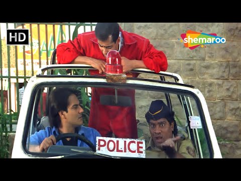 Salman Khan Comedy - अरे में आसमान से गिरा हु और खजूर में लटका हु | Johnny Lever Comedy