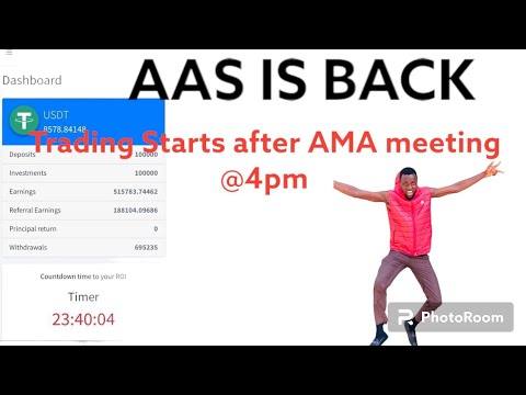 AAS IS BACK. Trading starts after AMA meeting @4pm today.