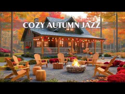 Autumn Morning Jazz🍂Cozy Coffee Shop Ambience with Smooth Jazz & Bossa Nova Piano to Lift Your Mood