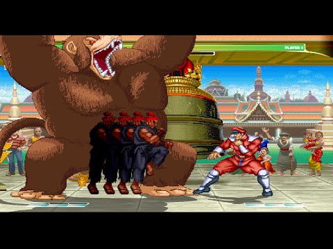 Kid Son Goku vs. M.Bison, Street Fighter2 ultimate battle !! Mugen